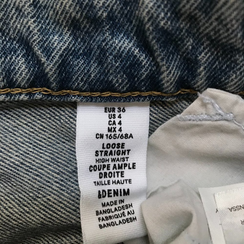 H&M Loose Straight High Jeans - Picture 5 of 6